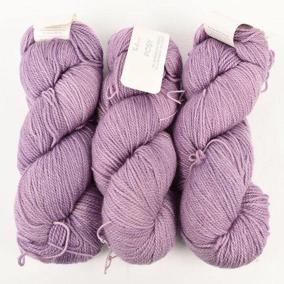 Purl Soho Posy Yarn 3 Skeins SW Merino Cashmere Nylon Winter Heath Colorway - Picture 1 of 4